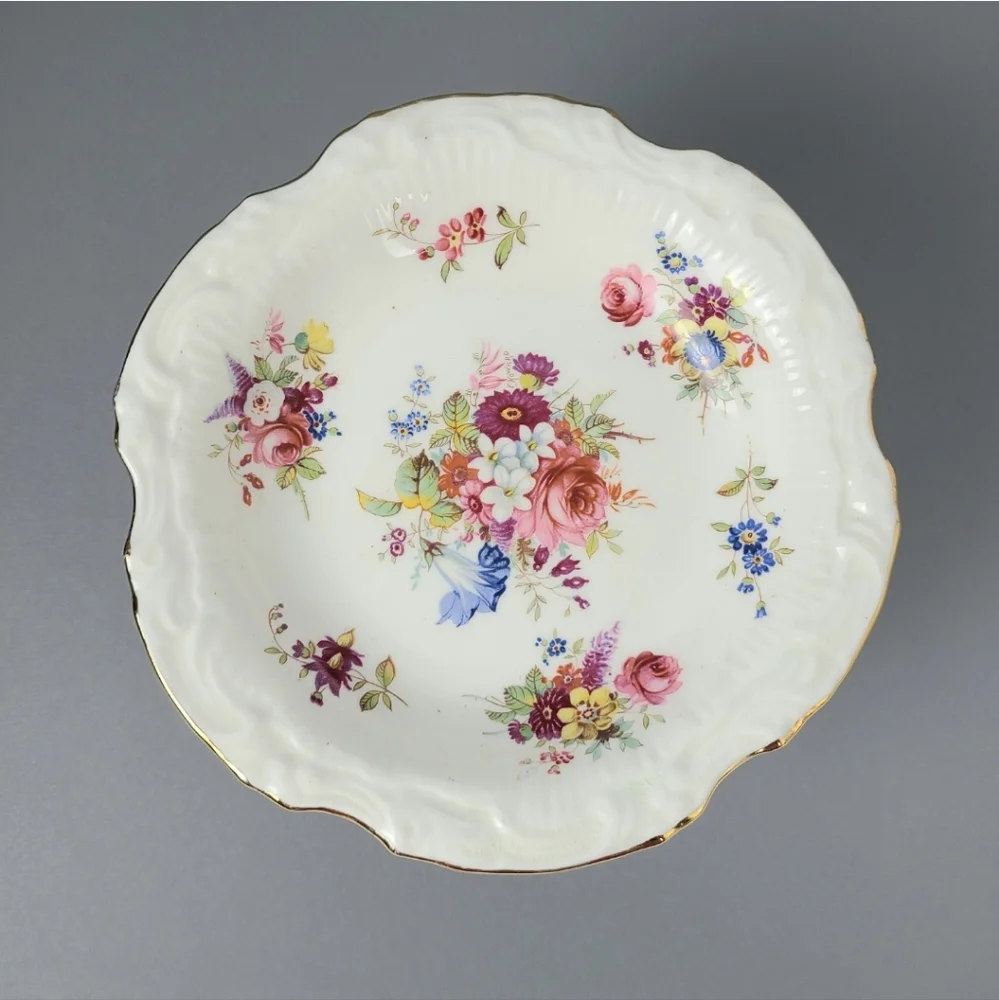 Hammersley & Co Made in England Fine Bone China Footed Candy Dish